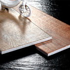 Ngói sàn gỗ kỹ thuật số 3d không trượt mộc mạc, sàn gạch men gỗ