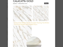 Bàn sàn đồ sứ nội thất màu trắng bóng mượt hoàn hảo cho sàn nhà thanh lịch và bền