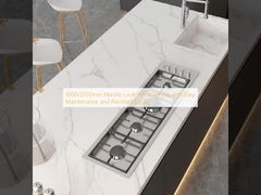 1600x3200mm Marble Look Porcelain Tile với bảo trì dễ dàng và cạnh chỉnh sửa