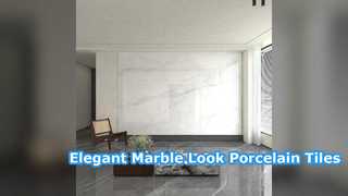 Gạch sứ nhìn sang trọng bằng đá cẩm thạch cho không gian hiện đại