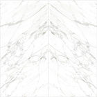 Sàn nhà Ý Carrara Toàn thân Gạch lát bằng đá cẩm thạch trắng Sọc Đá cẩm thạch Nhìn hoàn thiện Ngói sứ 160 * 320cm