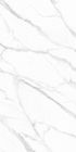 Phòng khách tốt Carrara Đá cẩm thạch trắng đánh bóng chất lượng cao Gạch lát sàn bằng gốm bóng Đá cẩm thạch 160 * 320cm
