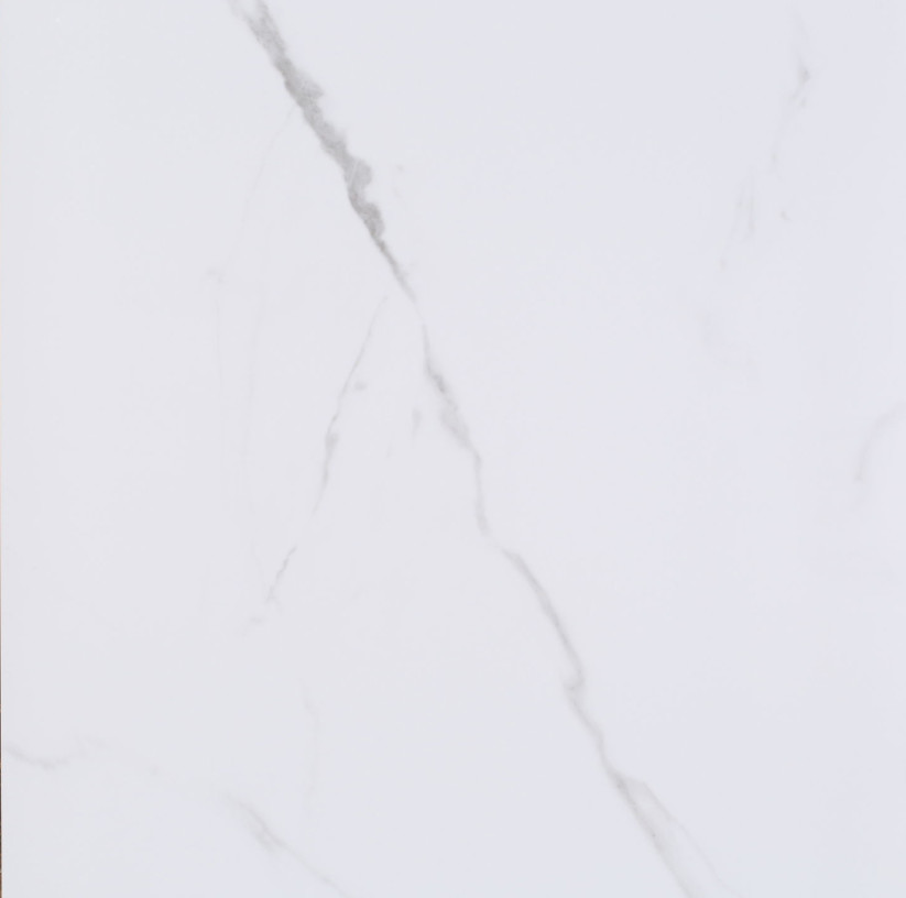 Hiệu ứng đá cẩm thạch nhân tạo Gạch lát sàn nhà bếp Kích thước 24 &quot;X 24&quot; Màu trắng Carrara sang trọng Kích thước 600x600mm
