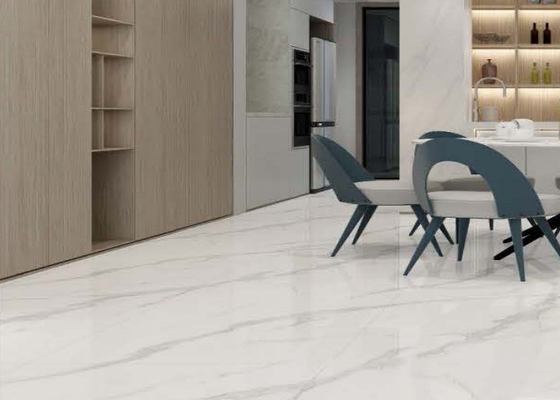Đá gốm dày 9,5mm được đánh bóng nhìn gốm sứ gạch cho việc cải tạo bàn