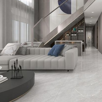 Porcelain màu xám tấm gạch chống mờ Bảo trì dễ dàng 750 * 1500mm