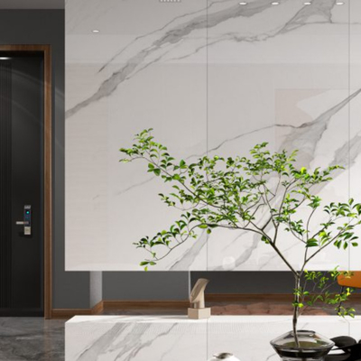 Lớp gạch sứ đánh bóng màu trắng trong nhà với chống trầy xước và chống vết bẩn