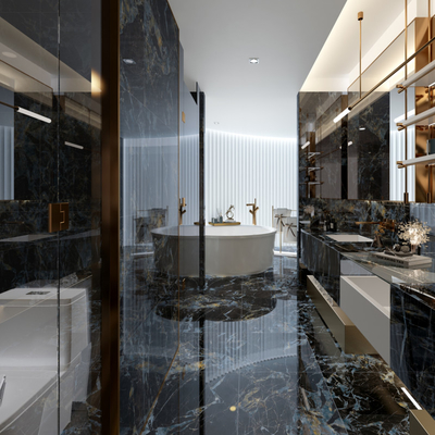 600 * 600mm Nội thất Porcelain Wall Slab Cho phòng khách biến đổi