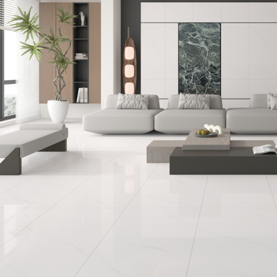 Thấm nước 0,5% Lớp gạch sứ trong nhà 600 * 1200mm Bảo trì dễ dàng và độ bền cao