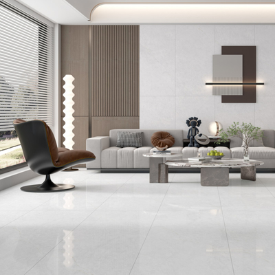 Easy Maintenance Indoor Porcelain Tile Panels in White for Low Maintenance Spaces (Bảng gạch sứ trong màu trắng cho không gian bảo trì thấp)