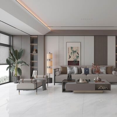 Phương pháp lắp đặt vữa mỏng Gạch men giả đá cẩm thạch Hấp thụ nước dưới 0,5% Bền, Phong cách và Dễ bảo trì