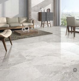 Phòng tắm bằng đá Breccia Kích thước 24x48 Ngói bằng sứ Đá cẩm thạch Nhìn Matt Kết thúc Màu xám nhạt