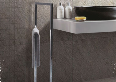 Chống mài mòn Gạch lát sàn bằng sứ màu xám nhạt 600x600 cho sàn phòng tắm