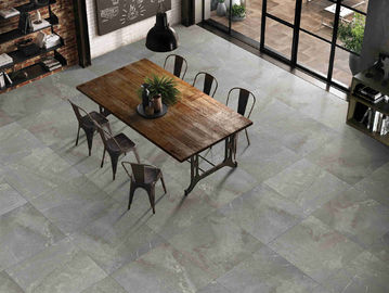 Đá cẩm thạch in phun 3D cổ điển Gạch lát sàn màu xám hiện đại Mờ hoàn thiện bằng chứng vết bẩn