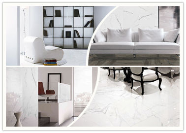 Ngói sứ thời trang trông bằng đá cẩm thạch, Ngói lát sàn 24x48 Kích thước chính xác Phòng khách Ngói lát sàn bằng sứ