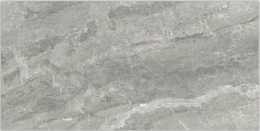 30 * 60 inch Tường Ngói lát sàn màu xám đánh bóng cao / 750 * 1500mm Ngói tường gốm bền