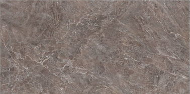 Mỏng 900 * 1800mm Ngói sứ trong nhà Độ dày 10mm Chống trơn trượt Màu nâu Sàn gạch nội thất