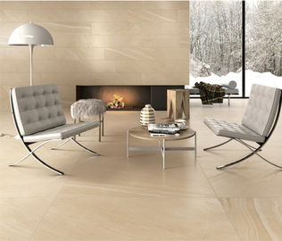 Phòng khách Ngói lát sàn bằng sứ 600x600mm Sàn sứ không tráng men Ngói gạch 3d Gạch lát sàn