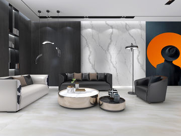 Phòng khách Ngói sứ 900x1800 trông giống như đá cẩm thạch