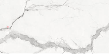 Tấm lát sàn nội thất Carrara White Porcelain bề mặt 900x1800mm