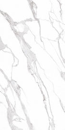Nội thất phòng khách bằng gốm sứ Sàn và tường bằng sứ, Màu trắng 2400 * 1200mm Gạch men nhìn bằng đá cẩm thạch