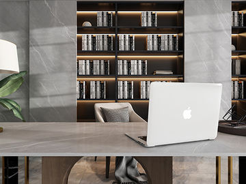 Ngói sứ hiện đại Khổ lớn Ngói sứ Sàn màu xám Kích thước lớn 800x2600mm Thiết kế bằng đá cẩm thạch Nhìn lớn nhất Ngói