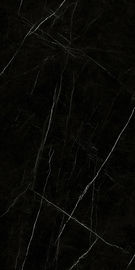 Trung Quốc Bán chạy nhất Trung Quốc Gạch lát bằng sứ bằng đá cẩm thạch Màu đen Gạch lát sàn phòng tắm Sản phẩm mới Ngói lát sàn bằng sứ lớn 1600 * 3200mm