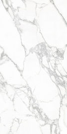Ý thiết kế carrara đá cẩm thạch trắng nhìn toàn bộ gạch lát sàn bằng sứ tráng men sáng bóng Phòng khách Ngói lát sàn bằng sứ