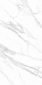 Carrara trắng đánh bóng bằng đá cẩm thạch bóng 1600 * 3200mm Ngói sứ hiện đại