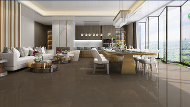 Nhà máy Trung Quốc Lớn Kết thúc mờ Dack Brown 1200x2400mm Ngói tấm Silm Gạch sứ